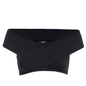 OYE Swimwear Women's Black Criss-Cross Bikini Top Size XS